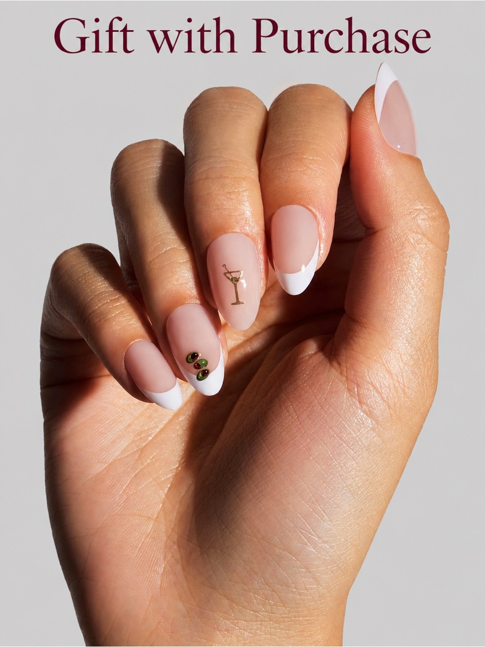 New in box Celebritips Nail Art Press-On Nails in Martinis at Noon